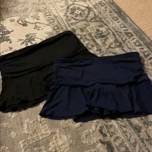 Lands' End skirted bathing suit bottoms.